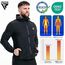 Clothing Sauna Suit H2, Taglia: 2XL, Colore: Nero, 5 image