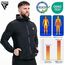 Tenue de Sudation H2 Pour la Perte de Poids, Taille: S, Couleur: Noir, 5 image