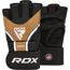 RDX Grappling Gloves Aura Plus T-17 Black Golden-L, Size: L, Colour: Schwarz