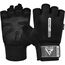 Gym Gloves W1 – Half Finger, Size: XL, Colour: Schwarz