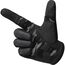 Gants de musculation T2 – Gants entiers, Taille: XL, Couleur: Noir, 4 image