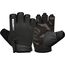 Gym Gloves T2 – Half Finger, Size: M, Colour: Braun