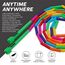 Skipping Rope Kids Segmented Adjustable Rainbow-10Ft (15695), Colore: Multicolore , Lunghezza: 3.0m, 5 image