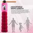 Skipping Rope Kids Plastic Abs Pink-10Ft (17590), Colour: Rosa, Length: 3.10m, 3 image
