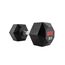 UFC Octagon Dumbbell-22.5kg, Colour: Schwarz, Additional Weight: 22.5 kg