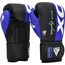 Boxhandschuhe Rex F4 – Blau/Schwarz – 12oz, Farbe: Blau, OZ: 12oz