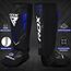 Neoprene Shin Instep Guards RDX IMMAF – Blue/Black – S, Size: S, Colour: Blue, 2 image