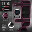 Shin Guards RDX F6 KARA - Black/Pink - L, 3 image