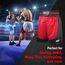 Shorts de boxe Pro Ringside, Taille: XL, Couleur: Rouge, 4 image