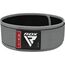 RDX RX1 Weightlifting Belt – Comfort and back support, Taglia: L, Colore: Grigio