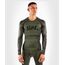 UFC Authentic Fight Week Men's Performance Long Sleeve Rashguard, Colour: Khaki, Size: L