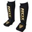 Shin Guards RDX – Black/Gold – L, Size: L, Colour: Schwarz