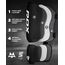 Shin Guards RDX T1 – Black/White – M, Colour: Schwarz, Size: M, 6 image