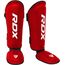 Shin Guards RDX T1 – Red/White – S, Size: S, Colour: Rot