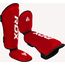 Shin Guards RDX T1 – Red/White – XL, Size: XL, Colour: Rot, 10 image