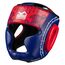 Casque de protection Muay Thai – Bleu/Rouge – Taille unique, Taille: Taille unique, Couleur: Bleu