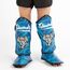 Kids Shin Guards 8 WEAPONS – Blue – S/M – Jipe, Colour: Blue, Size: S-M, 2 image