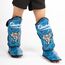 Kids Shin Guards 8 WEAPONS – Blue – S/M – Jipe, Colour: Blue, Size: S-M, 3 image
