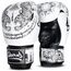 Boxing Gloves 8 WEAPONS – White – 12 Oz – Sak Yant Tigers, Colour: Weiss, OZ: 12oz