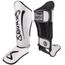 Kids Shin Guards 8 WEAPONS – White/Black – L/XL – Unlimited 2.0, 2 image
