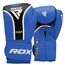 Gants de boxe RDX Aura Plus T-17 – Bleu – 12oz, Couleur: Bleu, oz: 12oz, 4 image