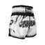 Muay Thai Shorts Twins Comic – L, Bekleidungsgrösse: L, Farbe: Weiss, 2 image