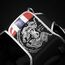 Casque de protection Muay Thai – Noir/Argent – Taille unique, Taille: Taille unique, Couleur: Noir, 2 image