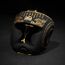 Casque de protection Muay Thai – Noir/Or – Taille unique, Taille: Taille unique, Couleur: Noir