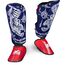 Schienbeinschoner Phantom Muay Thai – Blau/Rot – L/XL, Bekleidungsgrösse: M/L, Farbe: Blau