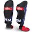 Schienbeinschoner Phantom Muay Thai – Blau/Rot – L/XL, Bekleidungsgrösse: M/L, Farbe: Blau, 2 image