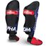 Schienbeinschoner Phantom Muay Thai – Blau/Rot – S/M, Bekleidungsgrösse: S/M, Farbe: Blau, 2 image