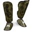 Protège-tibias Phantom Muay Thai – Kaki – L/XL, Taille: L/XL, Couleur: Kaki