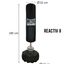 Reactiv II stand-up punching bag, Colore: Nero, 3 image