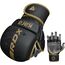 Gants MMA sparring RDX F6 KARA – Or – S/M, Taille: S/M, Couleur: Noir, 5 image