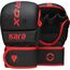 Gants MMA sparring RDX F6 KARA – Rouge – L/XL, Taille: L/XL, Couleur: Noir