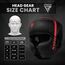 Casco da boxe F6 KARA – Rosso opaco – L, Taglia: L, Colore: Nero, 8 image
