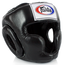 Casque de boxe Fairtex HG3 – Couverture intégrale – Noir – L, Taille: L, Couleur: Noir
