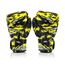 Boxhandschuhe Fairtex – ONE x Mr.Sabotage – Gelb Camouflage – 10 oz, Farbe: Gelb, OZ: 10oz, 5 image