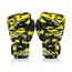 Boxhandschuhe Fairtex – ONE x Mr.Sabotage – Gelb Camouflage – 14 oz, Farbe: Gelb, OZ: 14oz, 5 image
