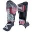 Schienbeinschoner 8 WEAPONS Hanuman Yant – Schwarz/Rot – XL, Bekleidungsgrösse: XL, Farbe: Schwarz, 4 image