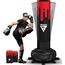Freistehender Boxsack F9 + Handschuhe – Rot, Farbe: Rot, Länge: 1.8m