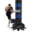 Sacco boxe autoportante bersaglio + guanti – Blu, Colore: Blu, Lunghezza: 1.8m