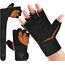 Open Finger Weightlifting Gloves RDX L4 – Tan – Size M, Size: M, Colour: Braun, 2 image