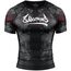 8 WEAPONS Rashguard, S/S, Hit 2.0, black-red, S, Size: S, Colour: Schwarz
