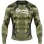 8 WEAPONS Rashguard, L/S, Hit 2.0, olive-black, XL, Size: XL, Colour: Khaki