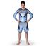 8 WEAPONS Rashguard, L/S, Shift, ice-grey orange, L, Taglia: L, Colore: Grigio, 9 image