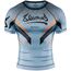 8 WEAPONS Rashguard, S/S, Shift, ice-grey orange, L, Taglia: L, Colore: Grigio