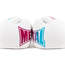 Boxhandschuhe Metal Boxe Ergo90 Miami Vibe Weiss 10 oz, Farbe: Weiss, OZ: 10oz, 5 image