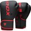 Guantoni Boxe RDX F6 Kara – Nero/Rosso – 16oz, Colore: Nero, OZ: 16oz