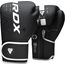 Boxhandschuhe RDX F6 Kara – Schwarz/Weiss – 10oz, Farbe: Schwarz, OZ: 10oz